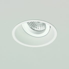 Astro Minima Single Light Adjustable Recessed White Ceiling Fitting
