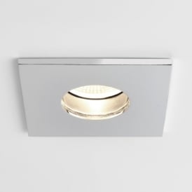 Astro Obscura Single LED Dimmable Recessed Fire Rated Ceiling Fitting in Polished Chrome Finish