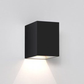 Astro Oslo 100 Single Light LED Outdoor Wall Fitting In Black Finish