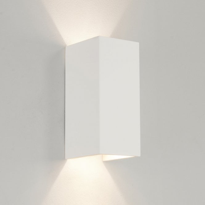 Astro  Parma 210, 2 Light Ceramic Wall Fitting In White Finish