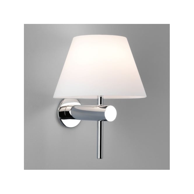 Astro  Roma Single Light Bathroom Wall Fitting in Polished Chrome Finish