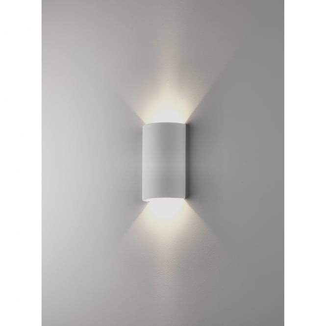 Astro  Serifos 220 LED 2 Light Ceramic Wall Fitting in White