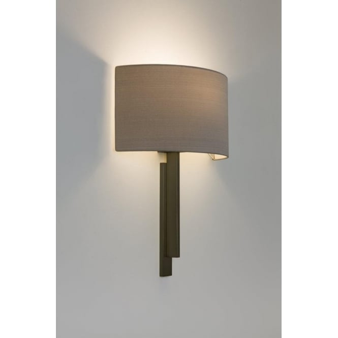 Astro  Tate Single Light Wall Fitting Only In Bronze Finish