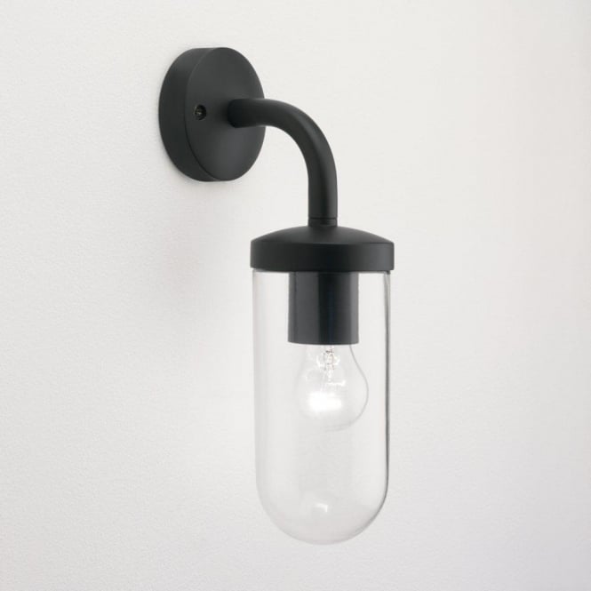 Astro  Tressino Single Light Outdoor Wall Fitting in a Black Finish