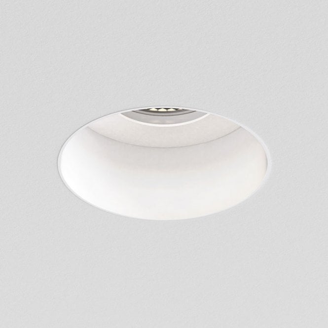 Astro  Trimless Slimline Round Fire Rated IP65 Fixed Downlight - White
