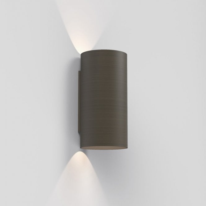 Astro  Yuma 240 Integrated Dimmable LED Up and Down Wall Fitting in Bronze Finish