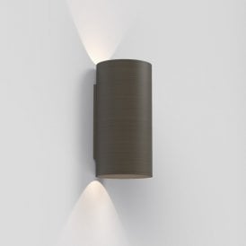 Astro Yuma 240 Integrated Dimmable LED Up and Down Wall Fitting in Bronze Finish