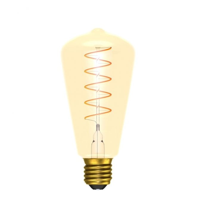 Bell Lighting 4W Very Warm White Dimmable LED Spiral Decorative Filament Squirrel Cage Bulb - Screw Cap