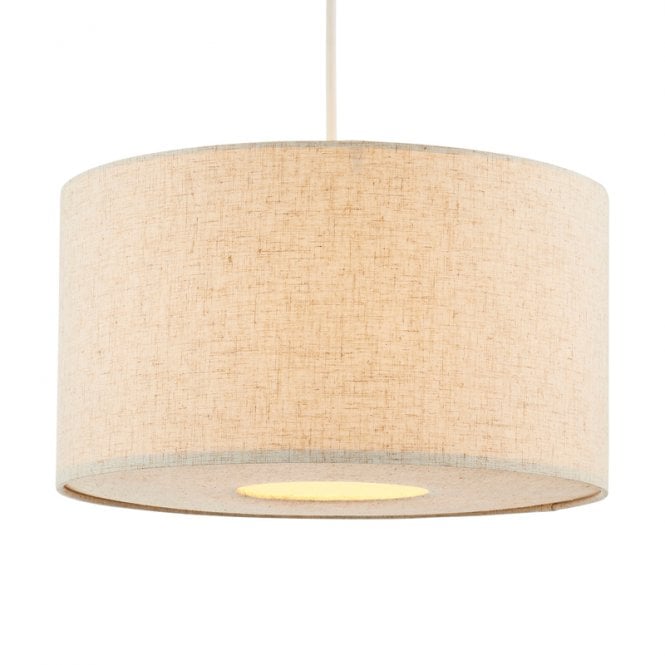 BHS Lighting BHS Marle 40cm Ceiling Pendant Shade In Natural Finish
