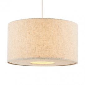 BHS Marle 40cm Ceiling Pendant Shade In Natural Finish