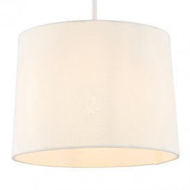 BHS Mira 25cm Linen Ceiling Pendant Shade In Natural Finish