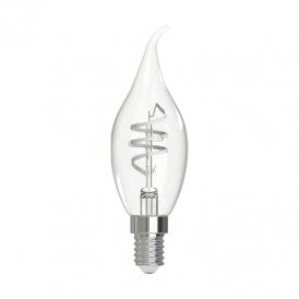 4.6W LED Dimmable Decorative Filament Candle Bulb - Small Screw Cap - Pack of 6