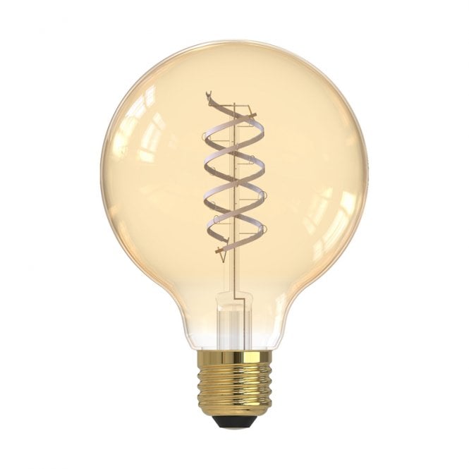 Dar Lighting 5.5W LED Dimmable Decorative Filament Globe - Screw Cap - Pack of 6