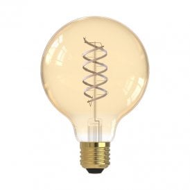 5.5W LED Dimmable Decorative Filament Globe - Screw Cap - Pack of 6