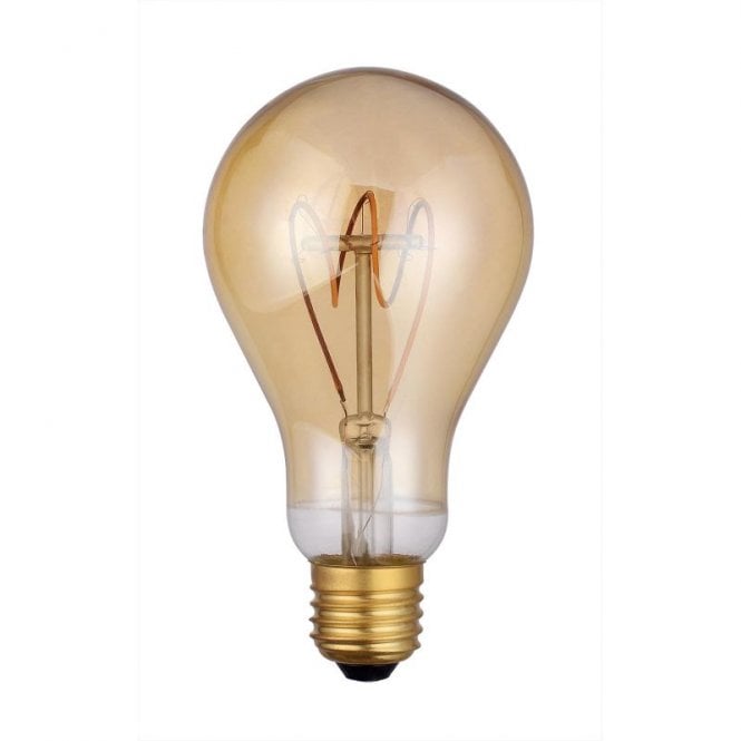 Dar Lighting Dar 4W Warm White 160lm Dimmable LED Vintage Decorative Filament Large GLS Bulb - Screw Cap