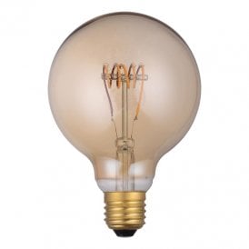 Dar 4W Warm White 200lm Dimmable LED Vintage Decorative Filament Globe Bulb - Screw Cap