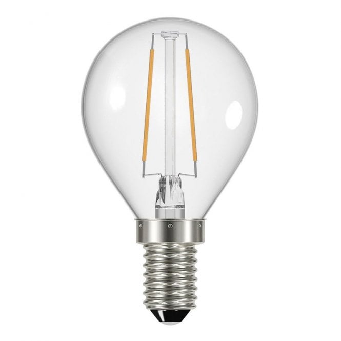 Dar Lighting Dar 4W Warm White 400lm Dimmable LED Decorative Filament Golf Ball Bulb - Small Screw Cap
