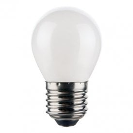 Dar 4W Warm White 400lm Dimmable LED Frosted Golf Ball Bulb - Screw Cap