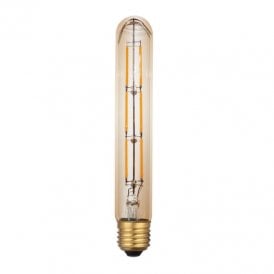 Dar 6W Warm White 360lm Dimmable LED Vintage Decorative Filament Medium Tubular Bulb - Screw Cap