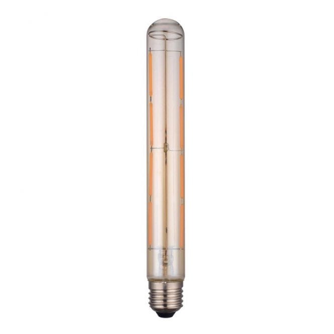 Dar Lighting Dar 6W Warm White 400lm Dimmable LED Vintage Decorative Filament Large Tubular Bulb - Screw Cap