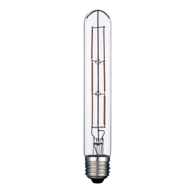 Dar Lighting Dar 6W Warm White 600lm Dimmable LED Decorative Filament Tubular Bulb - Screw Cap