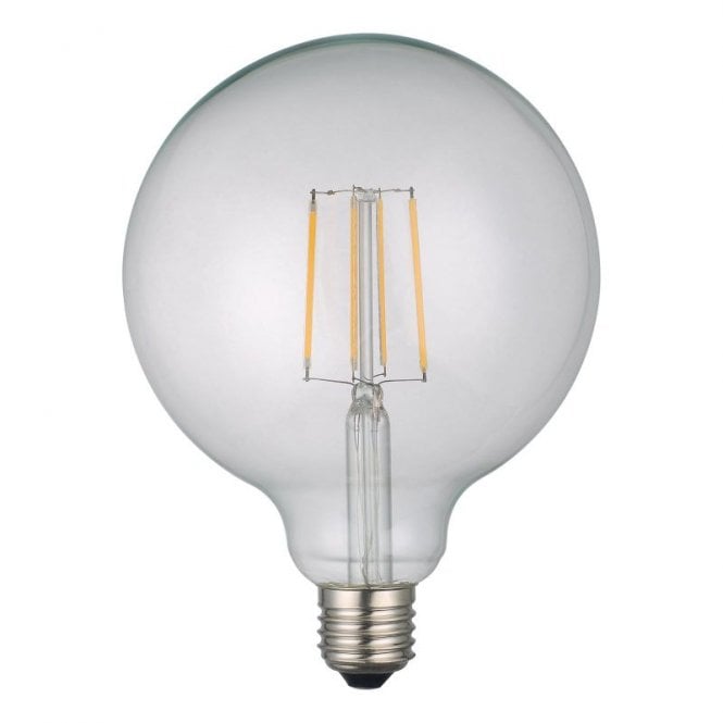Dar Lighting Dar 6W Warm White 700lm Dimmable LED Decorative Filament Large Globe Bulb - Screw Cap