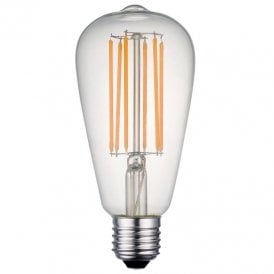Dar 7W Warm White 750lm Dimmable LED Decorative Filament Squirrel Cage Bulb - Screw Cap