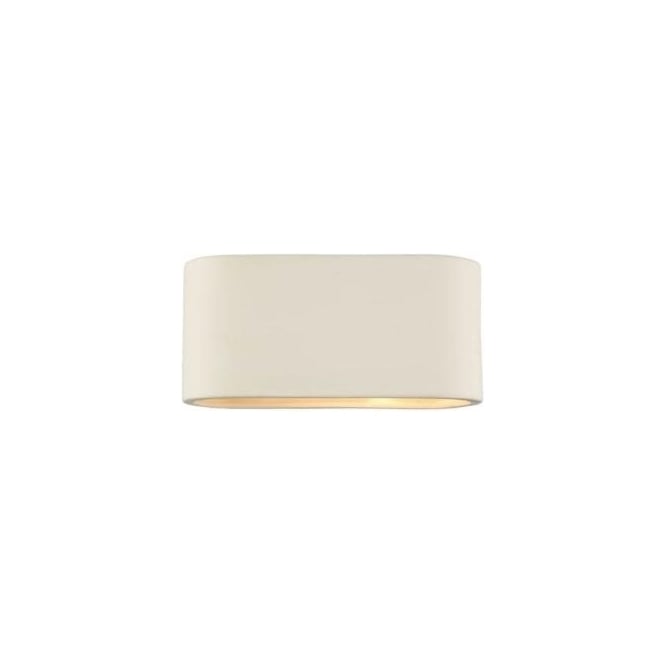 Dar Lighting Dar Axton Large Oval Ceramic Wall Fitting