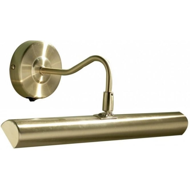 Dar Lighting Dar Onedin Switched Picture Light in Satin Brass Finish