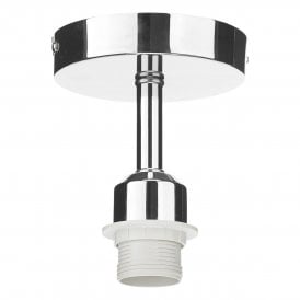 Dar Single Light Semi Flush Suspension kit In Polished Chrome Finish