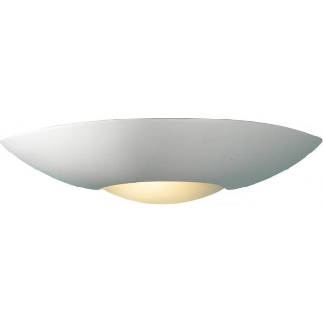 Dar Lighting Dar Slice Single Light Unglazed Ceramic Wall Washer
