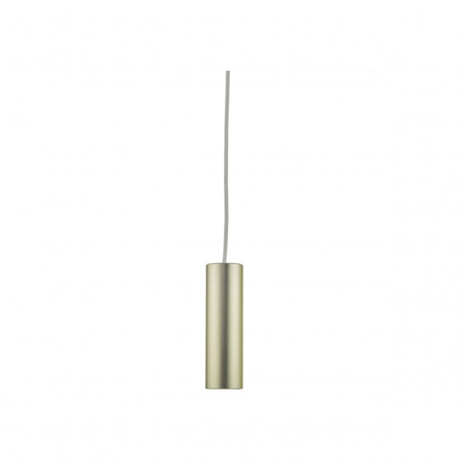Dar Lighting Dar Yari Single Light LED Ceiling Pendant in Gold Finish