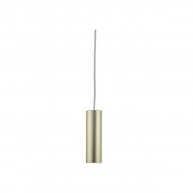 Dar Yari Single Light LED Ceiling Pendant in Gold Finish