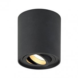 Rico Adjustable Ceiling Spotlight - Sand Black