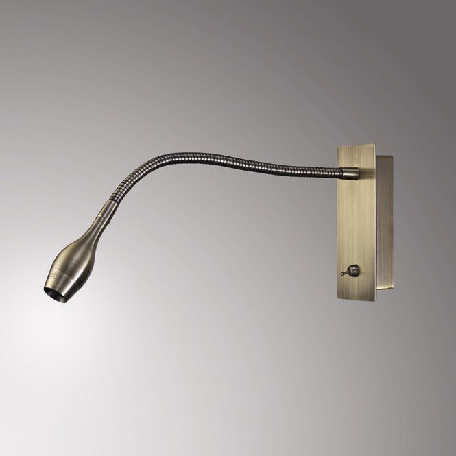 Deco Winslow LED Reading Light - Antique Brass