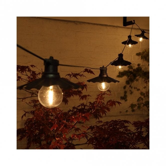 Discovery Lighting 3.5M Scalloped Saucer Warm White LED GLS Connectable Set of 6 Festoon Lights