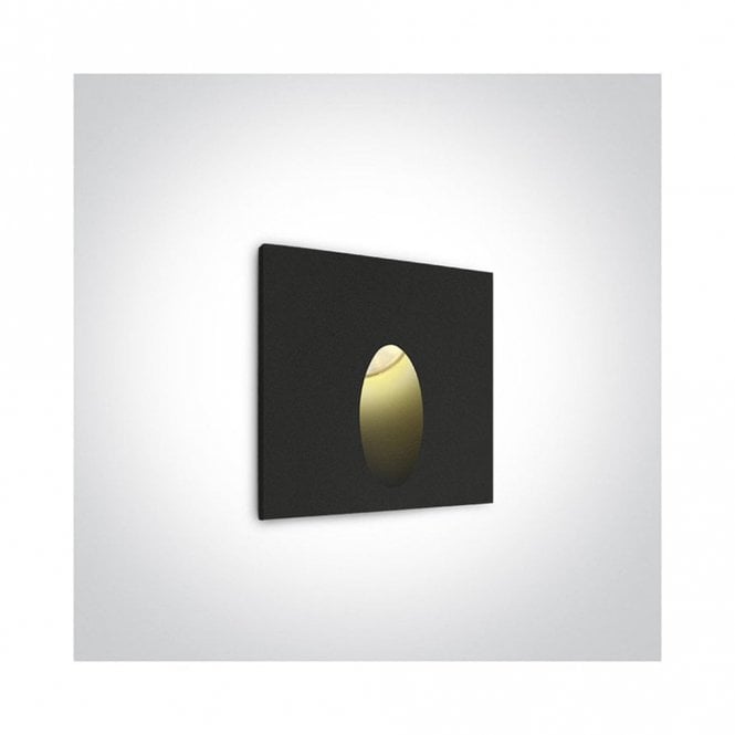 Discovery Lighting 4003976 Shadow Integrated LED Outdoor Recessed Wall Light in Black Finish