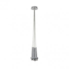 Arcdon 7 Light Cluster Ceiling Pendant Lamp Holder In Polished Chrome Finish