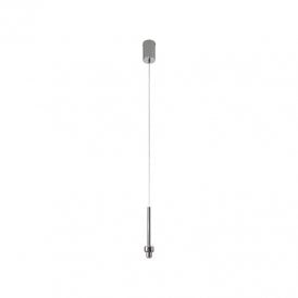 Arcdon Single Ceiling Pendant Lamp Holder In Polished Chrome Finish