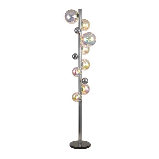 Discovery Lighting Astronomer 8 Light Floor Lamp - Iridescent