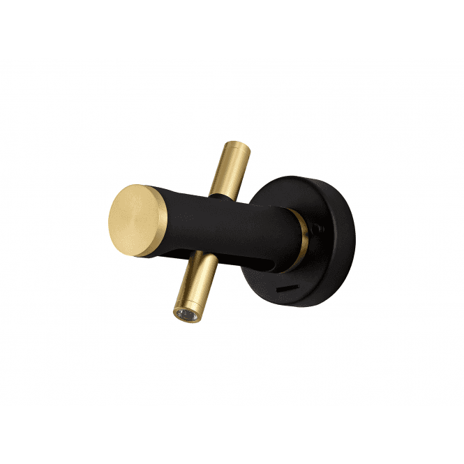 Discovery Lighting Baltimore LED Wall Fitting with Black and Gold Finish