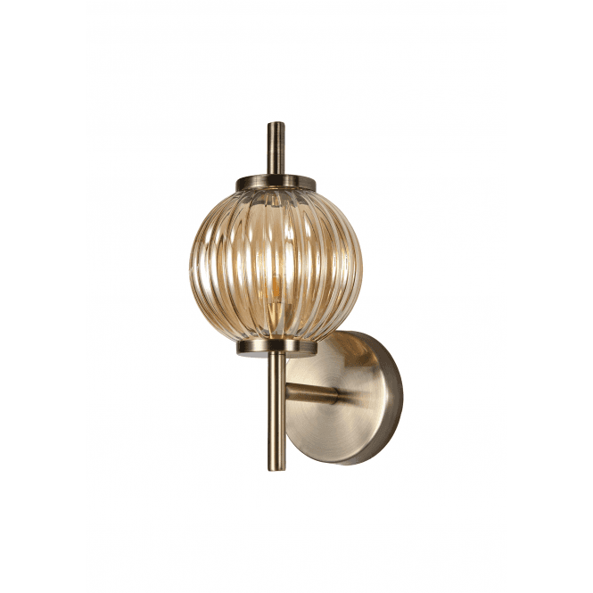 Discovery Lighting Cairo Glass Wall Light - Amber