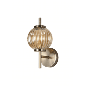 Cairo Glass Wall Light - Amber