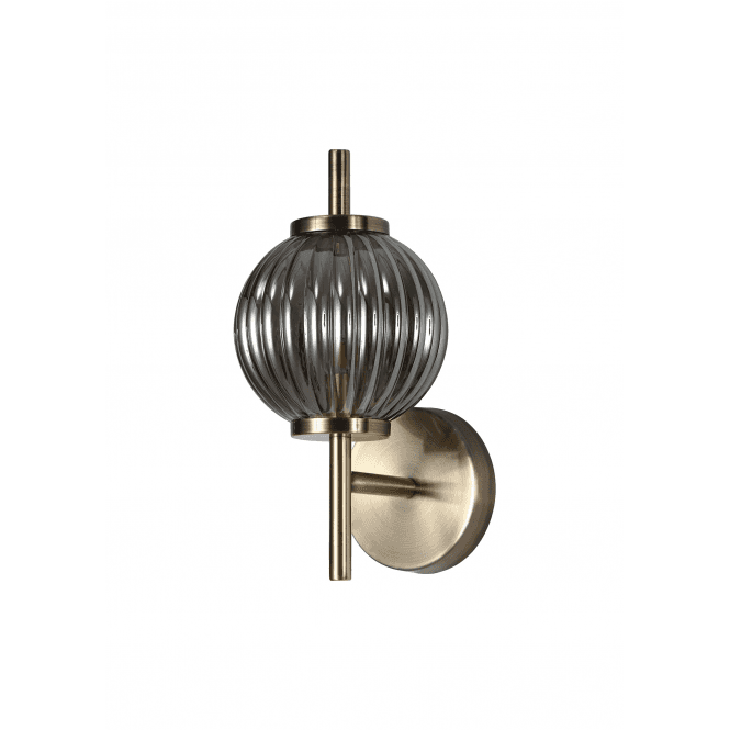 Discovery Lighting Cairo Glass Wall Light - Smoked