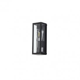 Columbus Half Lantern Outdoor Wall Light - Anthracite
