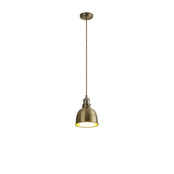 Discovery Lighting Davy Ceiling Pendant Light - Antique Brass