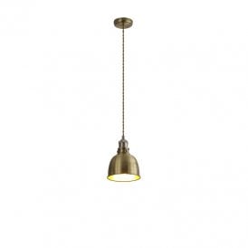 Davy Ceiling Pendant Light - Antique Brass