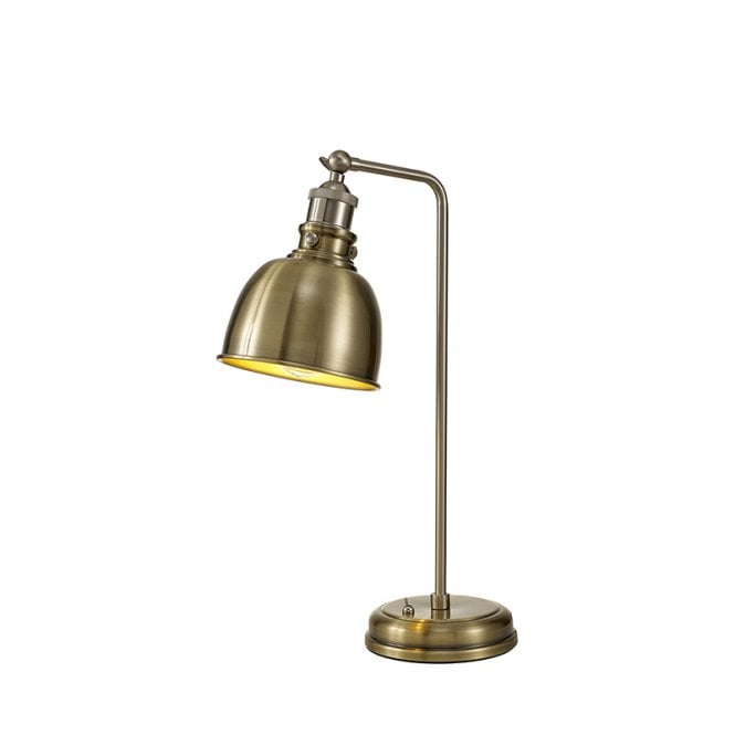 Discovery Lighting Davy Desk Lamp - Antique Brass