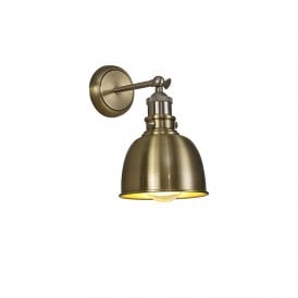 Davy Wall Light - Antique Brass
