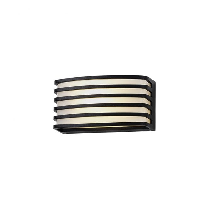 Discovery Lighting Denver Outdoor Flush Wall Light - Matt Black